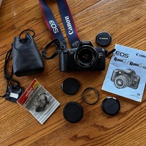 Canon EOS Rebel G Black Digital Camera
